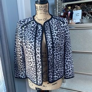NWT 🖤 Kasper Leopard Blazer 🤍